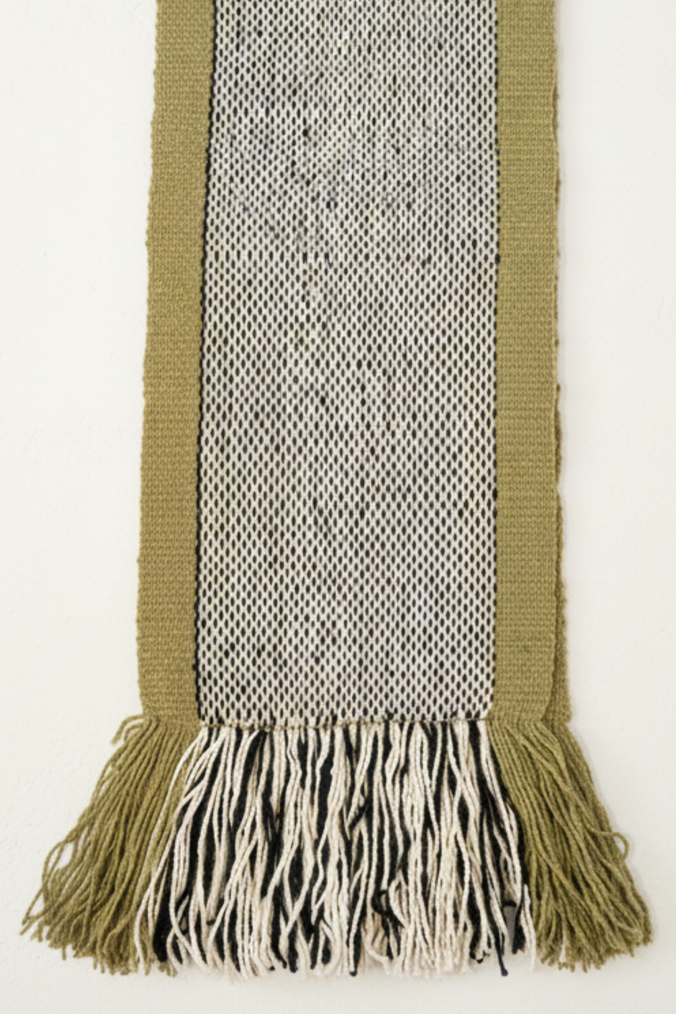 Handwoven wool textile made by artisan in Chile. 
